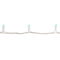 50ct. LED Wide Angle Christmas String Lights with White Wire